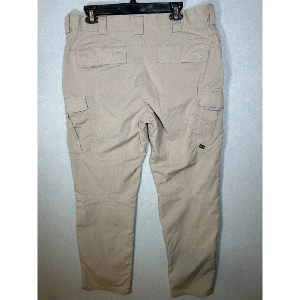 5.11 Tactical Stryke Pants Mens 36x32 Khaki Ripstop Cargo Work Hunting Utility